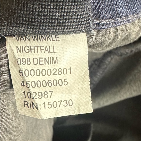 Ksubi Van ankle Jeans Stretch Blue button Fly Men’s Size 38 x 32”